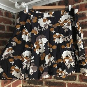 Floral Skirt with Pockets